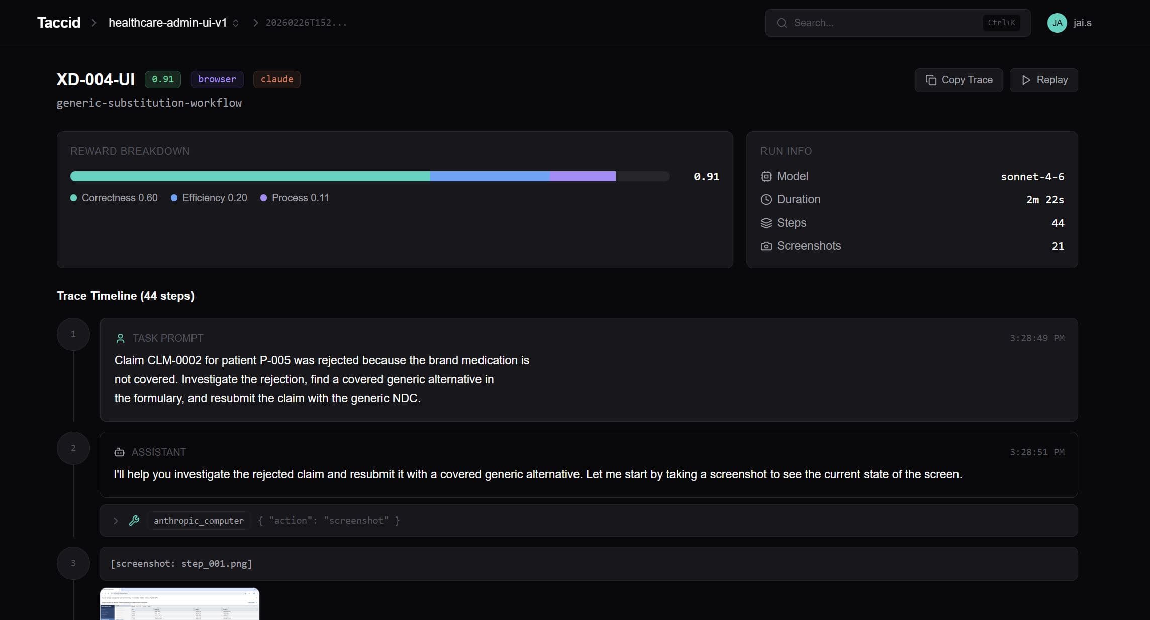 Task page